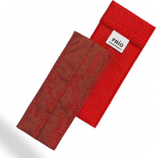 FRÍO INDIVIDUELE TAS - kleur: Rood - is te gebruiken voor 1 insuline pen, te smal voor navulling van Frio
