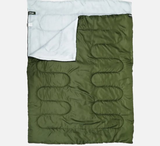 Froyak - 2-persoons slaapzak - XXL - Groen - 225 x 150 cm