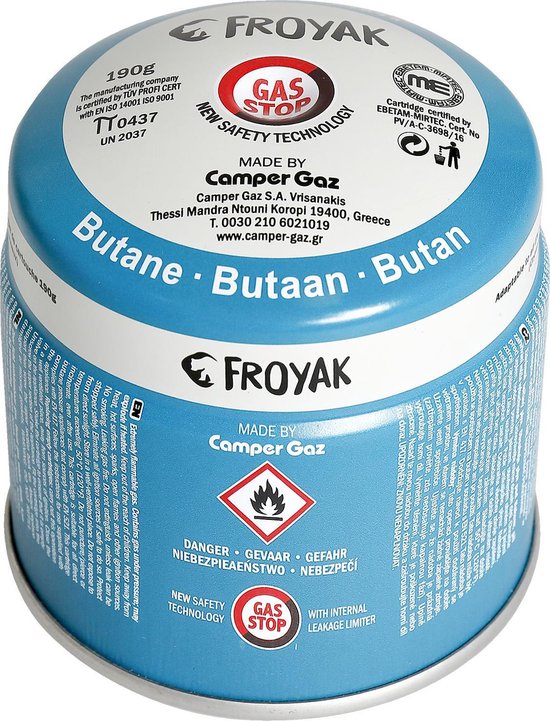 Froyak Butaangas bus 190 Gram van Froyak