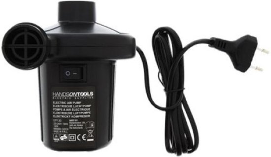 Froyak Elektrische lucht pomp - Electric Air Pump 230 Volt - 230 liter/min - Luchtpomp voor luchtbed, zwembad en oplaasboot. van Froyak