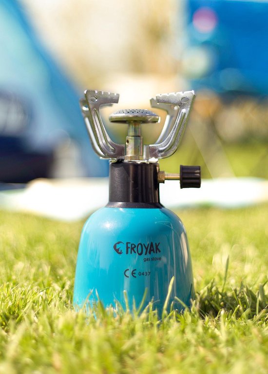 Froyak Gasbrander - Compact en Lichtgewicht 1-Pits Camping Gasbrander - Kookbrander -  Campingkooktoestel - Kooktoestel op gas -  Kamperen van Merkloos