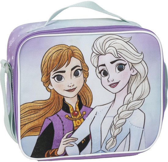 Frozen Elsa & Anna Thermo Lunchtas voor School of Dagje uit (22x21x8 cm) van Merkloos