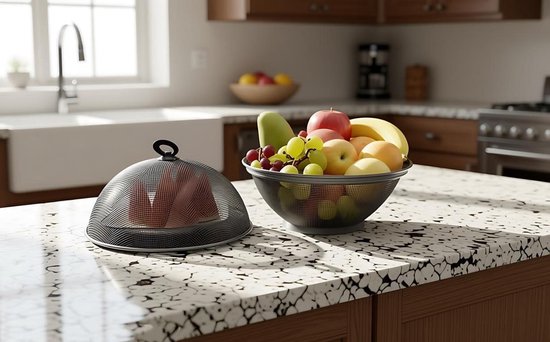 Fruitmand Met Vliegenkap - Fruitschaal - Fruitbowl - fruitschaal