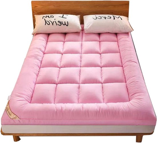 Futon Matras - Japanse Slaapmat - Comfortabel Slapen - Opvouwbaar Ontwerp - 120 x 200 cm - Roze