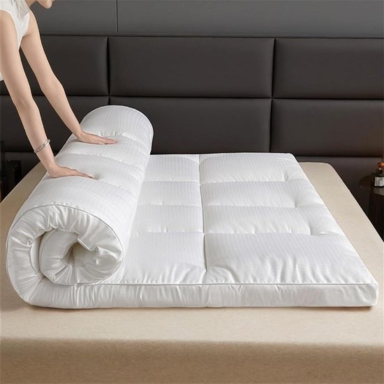 Futon Matras - Japanse Tatami Mat - Gastvrij Ontvangen - Opvouwbaar en Draagbaar - 150 x 200 cm - C