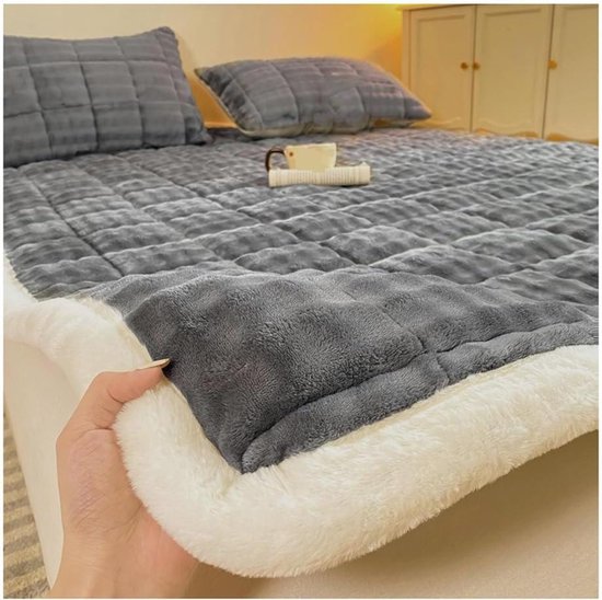 Futon Matras - Japanse Vloermatras - Veelzijdig Comfort - Opvouwbaar en Oprolbaar - 180 x 200 cm - Pluizig