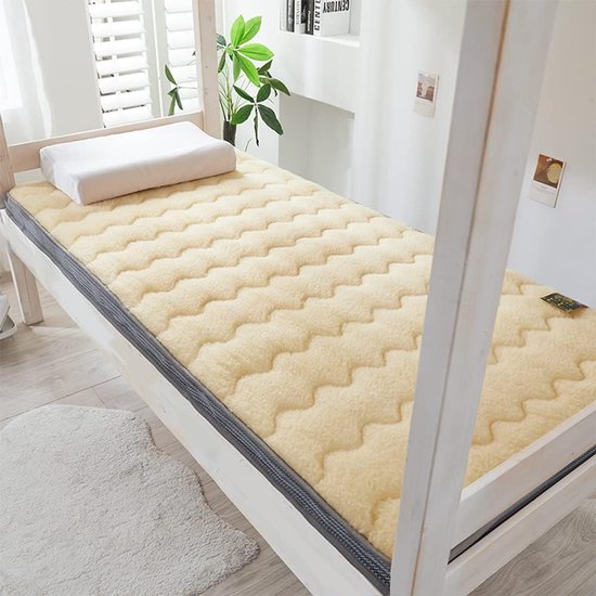Futon Matras - Rolmatras Tatami - Warm Slapen - 5-Laags Structuur - 150x200cm - Camel