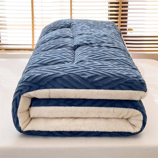 Futon Matras - Vloer Matras - Comfortabel Slapen - Gevuld Katoen - 100x200cm - B