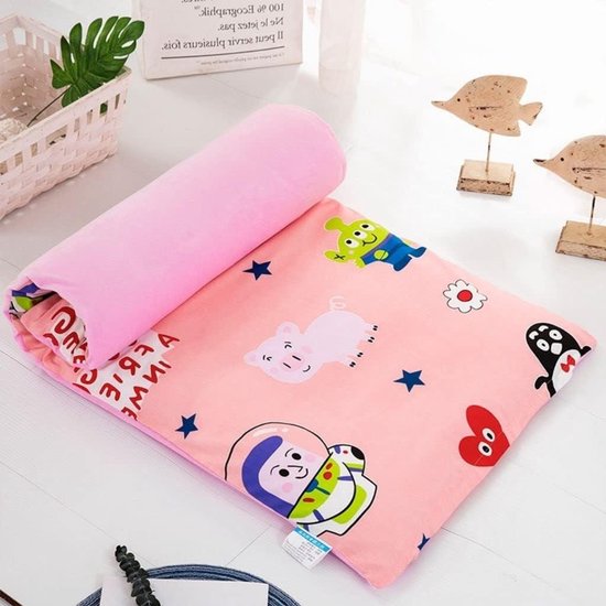 Futon Matras - Vloer Matras - Slapen - Afneembaar - 88x168cm - Geel