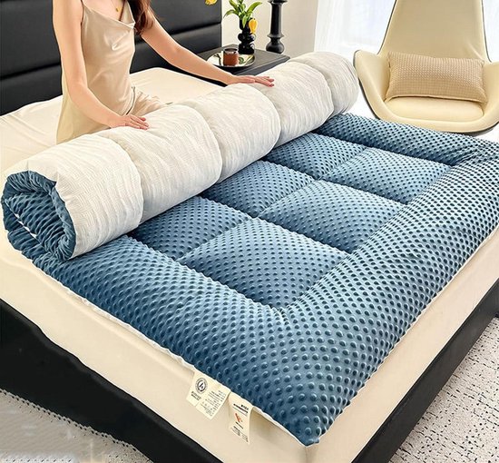 Futon Matras - Vloermat Opvouwbaar - Comfortabel Slapen - Ergonomisch Ontwerp - 150 x 200 cm - B