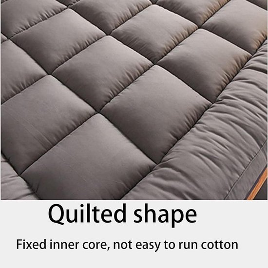 Futon Matras - Vloermat Slaapmat - Comfortabel Slapen - Extra Dik Ontwerp - 90x200 cm - Blauw