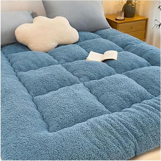 Futon Matras - Vloermatras Opvouwbaar - Comfortabel Slapen - Ergonomisch Ontwerp - 60x100cm - Grijs
