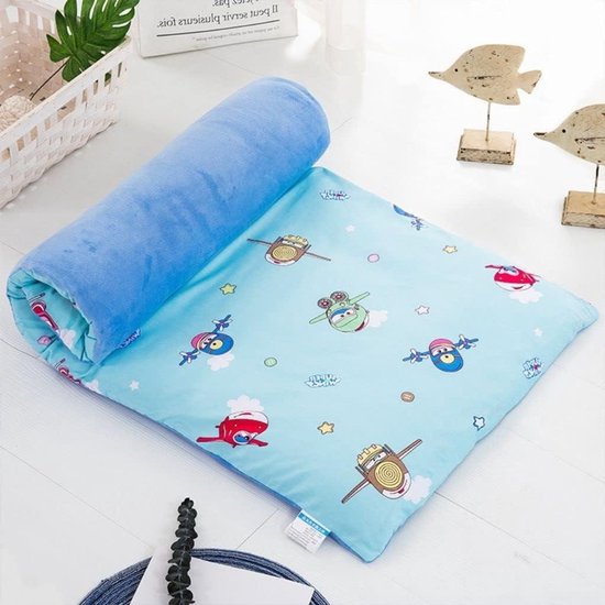 Futon Matras - Vloermatras Opvouwbaar - Slaapcomfort Creëren - Afneembare Hoes - 70x150cm - Geel