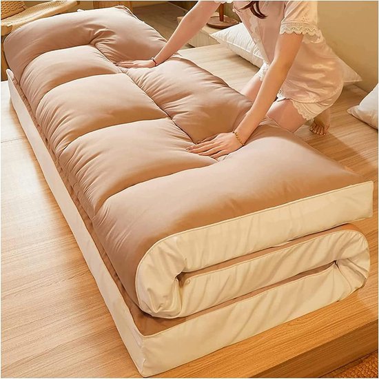 Futon Matras - Vloermatras Tatami - Comfortabel Slapen - Ademend en Duurzaam - 120 x 200 CM - Grijs