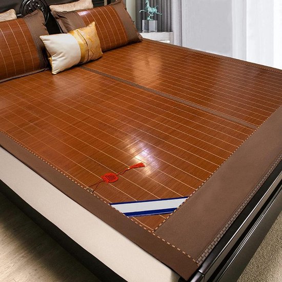 Futon Matras - Vloermatras Tatami - Comfortabel Slapen - Huidvriendelijk Ademend - Queen 150x200 cm - Bruin