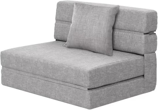Futon Slaapbank met Traagschuim - Inklapbare Meubel voor Woonkamer en Appartement van Merkloos