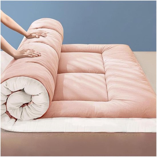 Futonmatras - Slaapmat Vloer - Comfortabel Slapen - Volledig Katoenvezel Vulling - 120x200cm - C