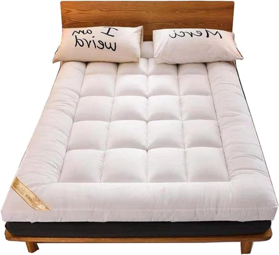 Futonmatras - Vloermat Gastenmatras - Comfortabel Slapen - Opvouwbaar Lichtgewicht - 10 cm Dik - Grijs