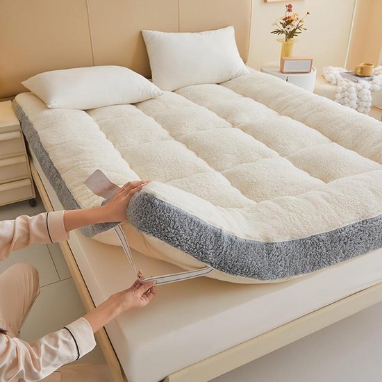Futonmatras - Vloermatras Logeermatras - Comfortabel Slapen - Ademend en Duurzaam - Opvouwbaar - 03