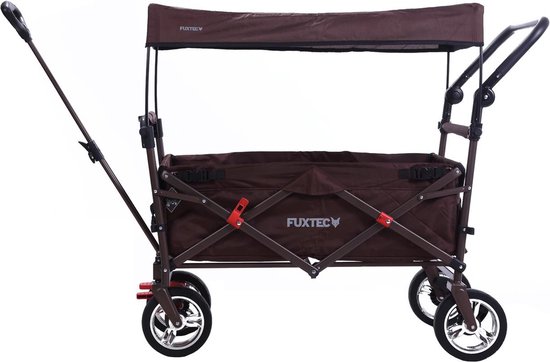 FUXTEC Bolderkar CT-700 - opvouwbaar - bruin van FUXTEC