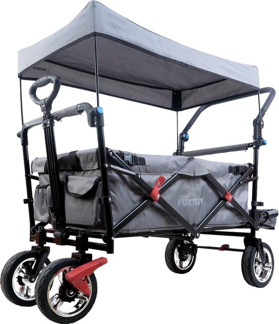 FUXTEC Bolderkar CT800 - opvouwbaar - grijs van FUXTEC