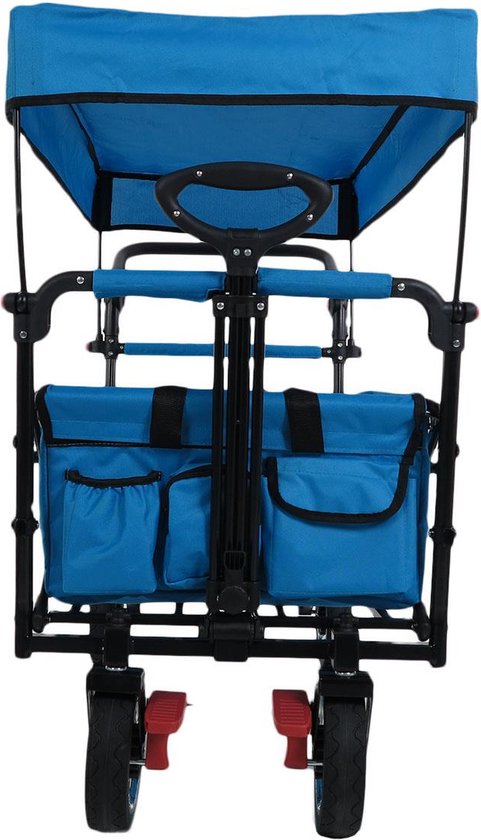 FUXTEC Bolderkar CT800 - opvouwbaar - turkoois / blauw van FUXTEC