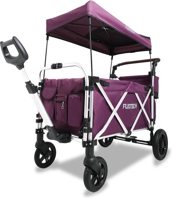 FUXTEC Bolderkar FX-CTL950 - opvouwbaar - paars van FUXTEC