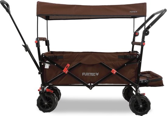 FUXTEC Bolderkar - opvouwbaar - Beach Cruiser - FX-CTB800 - bruin van FUXTEC
