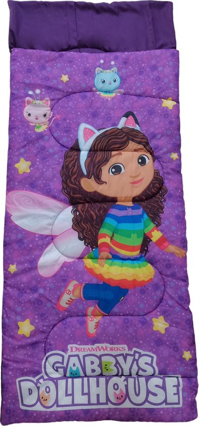 Gabby's Dollhouse Slaapzak - 140+25x70 cm - 165x70 cm van Dreamtex