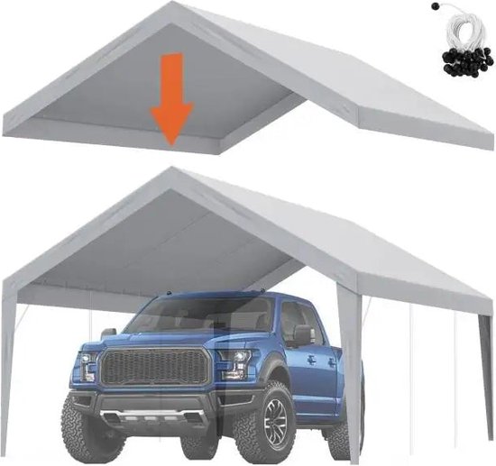 Garagetent - Tent - Partytent - Carport Tent - Carport Tent - Garagetent - Vervangende Garagetent - 7,5inch - Heavy-Duty Waterdicht & UV Beschermd van VOUNOT