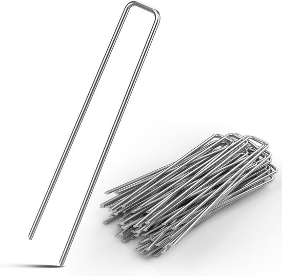 Gardebruk Haringen - Set van 50 gegalvaniseerd Staal - lxØ 150x2,7mm van Gardebruk