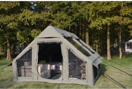 Gardenlounge set, grote opblaas lucht terten huis huis grote opblaasbare campingtent voor 7-8 personen van Vevor