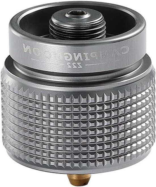 Gas adapter EN417 - campingaz propaan butaan - aluminium en koper van Merkloos