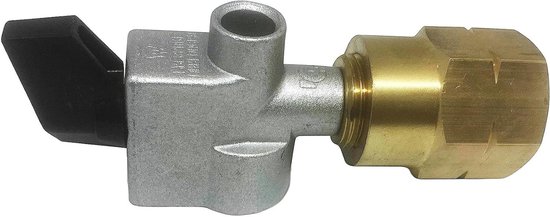 Gas Adapter Kit - Propaan Connector - Flessen Wisselen - 21mm Clip On - 12 x 5 x 4 cm