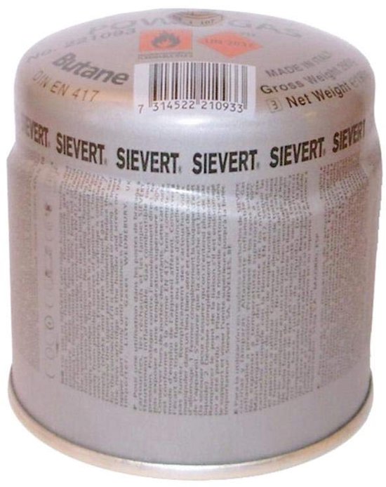 Gas Cartridge - Butaan Patroon - Buiten Koken - Insteekbaar Ontwerp - 190 gram - Blauw