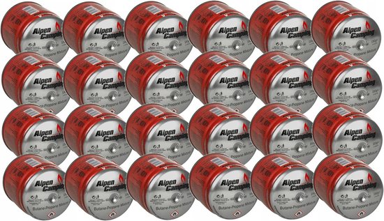 Gas Cartridge - Propane Butane - Outdoor Koken - Veilig Gassysteem - 400ml 190g