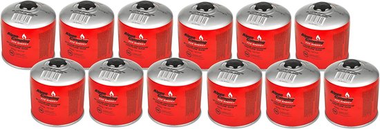 Gas Cartridges - Gasflessen Set - Outdoor Koken - Veiligheidsklep - 12 x 500g