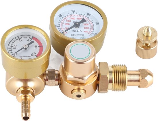Gas Las Regulator - Argon CO2 Meter - Precisie Lassen - 4500psi Cilinder - 1/4in Uitlaat van Merkloos