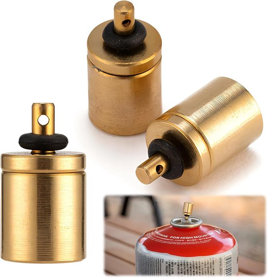 Gas navuladapter 3 stuks, gasnavuladapter mondstuk butaangascartridge/kanister, navulgas voor schroefventiel kanister, gasnavuladapter vulling butaan kanister
