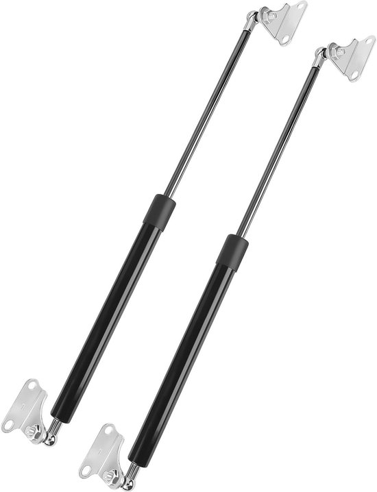 Gas spring 500 mm 100 N/10 kg gas pressure damper with L-shaped gas spring holders for boat cover - ShopVlot