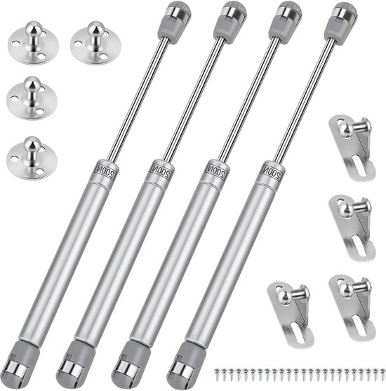 Gas Strut Spring 200 N/20 kg, Gas Pressure Damper, Valve Fittings, Compression Spring, Gas Springs, Furniture - ShopVlot
