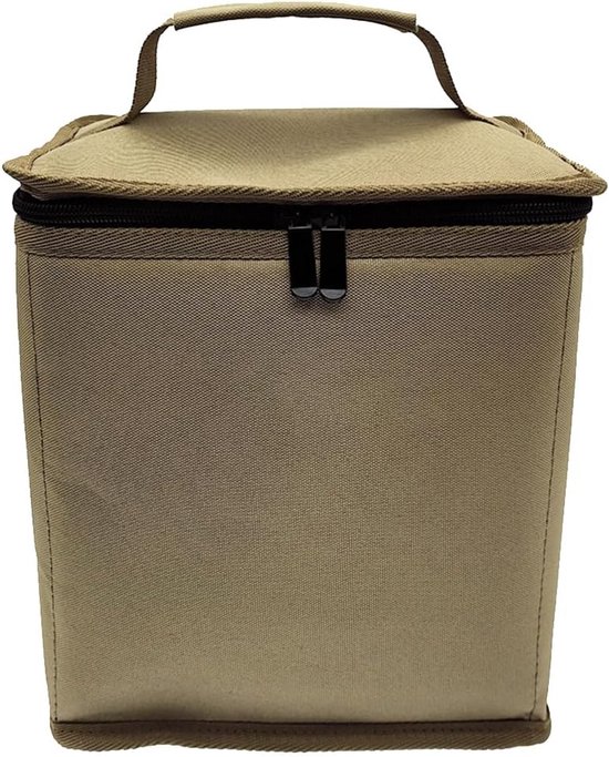 Gas Tank Tas - Opbergtas Cilinder - Kamperen Koken - 600D Oxford Doek - L 23x23x4 cm - Kaki