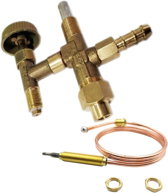 Gas Thermokoppel - Veiligheidsklep - Kachel Reparatie - Universele Toepassing - 0.6 Meter