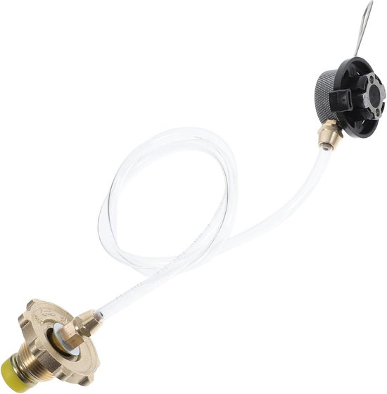 Gas Transfer Adapter - Cilinder Vul Adapter - Kamperen Buiten - Met Klep - 70 cm - Multicolor