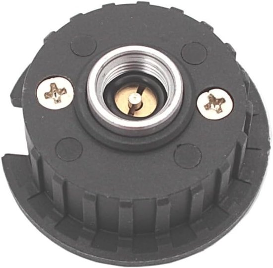 Gasbrander Adapter - Aansluitstuk Kooktoestel - Kamperen Koken - Veilige Overgang - 7/16" tot 1" - Zilverkleurig