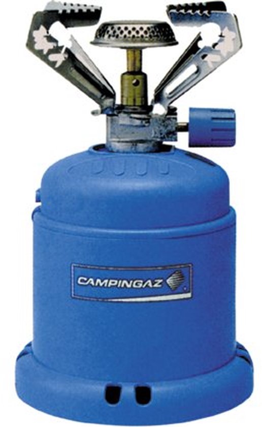 Gasbrander Camping - Kooktoestel Outdoor - Kamperen Koken - Handmatige Ontsteking - Model 206 S - Zwart