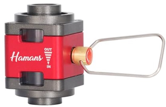 Gasbus Navuladapter voor Backpacken - Draagbare Brandstofoverdrachtsapparaat met Zichtbare Ram