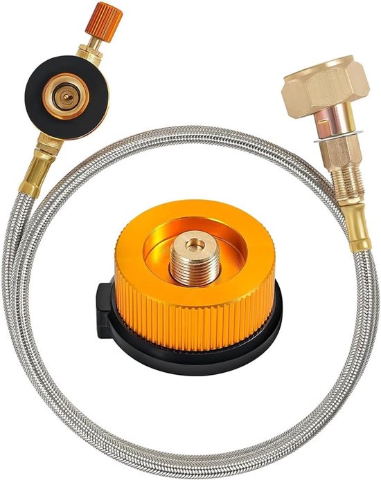 Gascartridge Adapter - Veilig en Duurzaam - 60 cm Slang