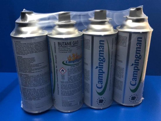 Gascartridges 220 g - 28 stuks butaan gascartridges - brandduur tot 3 uur - ideaal voor kamperen - SnelShoppen