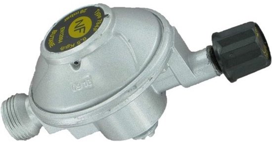 Gasdrukregelaar voor Caravan en Camping, 30 mbar, 0.7 kg/h